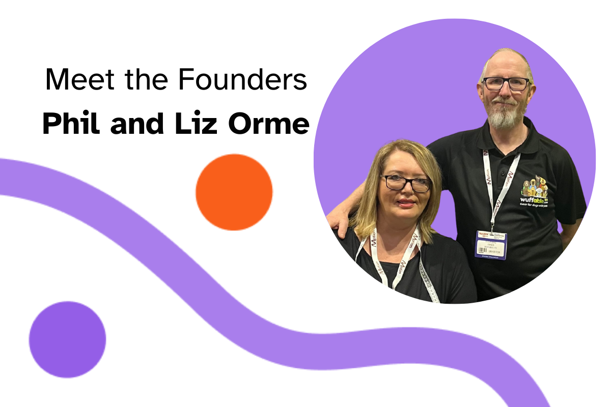 Photo shows Phil and Liz Orme, Directors of Wuffable